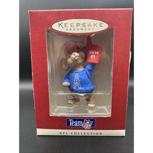 Vintage Hallmark Houston Oilers We're #1 Ornament NFL 1996
